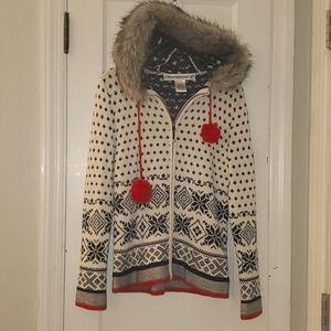 Cozy Obermeyer fleece zip up jacket